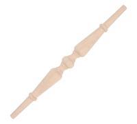 TOKIDNY Balaustre de Madera Europeo Tallado, Postes Redondos y Cuadrados para Escaleras Residenciales, sin Acabado, Tamaño 40x4x1.5 Cm, Adecuado para Delimitar Espacios Interiores