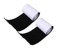 TOKIDNY Cinta para Alfombras Pinzas para Alfombras de Cocina Rollo de 2m Nylon y Poliéster Negro Adhesivo Fuerte y Antideslizante y Sábanas