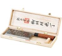 TokioKitchenWare hachuela de cocina china: Cuchillo chino hecho a mano (cuchillo de picar chino, cocina, wok)