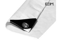 Toldo 4x5m doble cara. color blanco. densidad 90g/m² edm