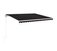 Toldo Automático Led Sensor De Viento Gris Antracita 450x350 Cm Vidaxl