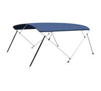 Toldo Bimini De 4 Arcos Azul Marino 243x(230-244)x137 Cm Vidaxl