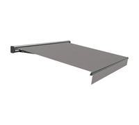 Toldo con motor Dark Vivant (Gris piedra, Ancho: 4,75 m, Caída: 3 m)