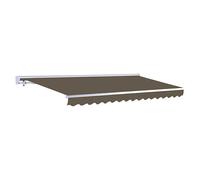 Toldo con motor Vivant Habana (Marrón, Ancho: 4 m, Caída: 3 m)