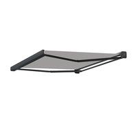 Toldo con motor WiFi Dark Fiji II (Antracita, Ancho: 2,95 m, Caída: 2 m)