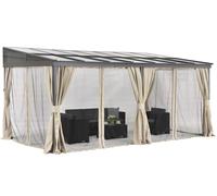 Toldo de aluminio 3 x 6 m Tarragona Premium Garden Point beige