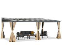 Toldo de aluminio 4 x 6 m Tarragona Premium Garden Point beige