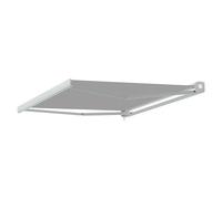 Toldo de brazos extensibles Fiji (Gris piedra, Ancho: 4 m, Caída: 3 m)