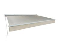 Toldo de brazos extensibles Living (Blanco, Ancho: 3 m, Caída: 2 m)