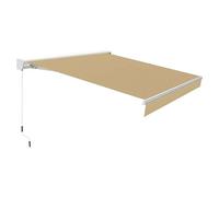 Toldo de brazos extensibles Vivant (Beige arena, Ancho: 4 m, Caída: 3 m)