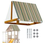 Toldo De Repuesto Para : Desvía Los Rayos Solares Extremos, Panel Rectangular Resistente Al Agua, Color Gris Carbón, Dimensiones De 43 X 90 Pulgadas + 6 Juegos De Tornillos De Fijación, Lámina