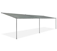 Toldo de terraza antracita Génova 3 x 8 m Garden Point