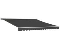 Toldo de terraza gris 395 x 300 cm Garden Point