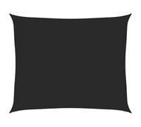 Toldo de vela para exteriores de 2,5 x 160 g/m², 90% de protección UV, toldo duradero para jardín, patio, piscina, elegante diseño negro con cuerda para una fácil instalación