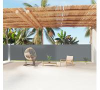 Toldo enrollable "Living Store", color antracita, extensible, 160x1200 cm