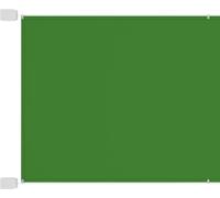 Toldo enrollable "Living Store", color verde claro, dimensiones 140x800 cm, fabricado en tejido Oxford