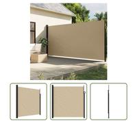 Toldo enrollable "Living Store" en color beige, extensible, de 200 x 500 cm