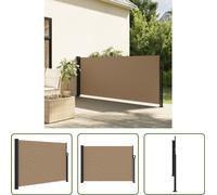 Toldo enrollable "Living Store" en color taupe, extensible, de 140 x 500 cm