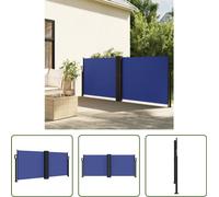 Toldo enrollable "Living Store" para fachada, color azul, dimensiones 100 x 600 cm