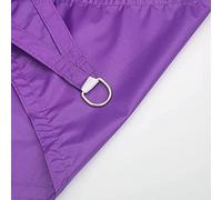 Toldo impermeable con protección UV de 4 x 7 m, 95 % de bloqueo UV, transpirable, con cuerda, para camping, patio, jardín, balcón, refugio solar morado