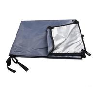 Toldo Lateral 6m² con Postes Ajustables | Tejido poliéster 210D, ignífugo, impermeable 3000HH, costuras selladas, ideal lluvia