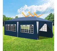 Toldo para eventos, paredes laterales, recepción de bodas, carpa de fiesta, material PE, montaje sencillo, 3x6 metros, color verde