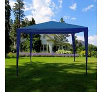 Toldo pop-up Garden Vida, 3x3 metros, para eventos al aire libre, ideal para jardín, impermeable, con bolsa de transporte, color azul