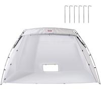 Toldo portátil para pintura en spray, de 3x2.1x1.8 metros, con suelo integrado y malla mosquitera. Cabina plegable tipo "pop-up" para pintura, ideal para muebles, proyectos de bricolaje y como estació