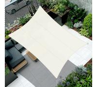 Toldo rectangular, fabricado en PES impermeable, de 5x6 metros, con protección UV, ideal para jardín y terraza