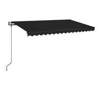 vidaXL, toldo automático retráctil, 400x350 cm, color antracita