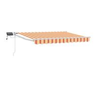 vidaXL: Toldos articulados manuales con luces LED, multicolor, 3 x 2,5 metros