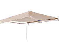 Toldo retráctil manual, de 13 x 8 pies, para exteriores, ideal para patios. Toldo retráctil que proporciona sombra, resistente al agua, fabricado en poliéster. Perfecto para cubrir puertas, ventanas y