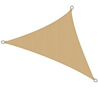 Toldo triangular para exteriores de la marca Sol Royal, impermeable, de 7x5x5 metros, modelo SolVision PS9, color arena