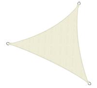 Toldo triangular para sol Sol Royal, 8x8x8 metros, modelo SolVision HS9, color crema