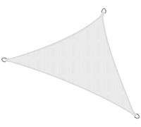 Toldo triangular para sombra Sol Royal, 7x5x5 metros, modelo SolVision HS9, color blanco