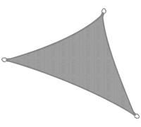 Toldo triangular para sombra Sol Royal, 7x5x5 metros, modelo SolVision HS9, color gris