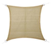 Toldo vela cuadrado beige 3,6x3,6m