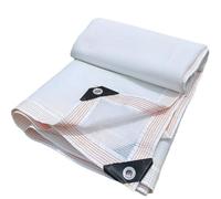 Toldo Vela de Sombra Blanca Paño Red Malla Cubierta Tela de Bloqueo Solar | Tela de Sombra Reflectante Vela Protección UV Malla Lona Sombreado Red Protector Sola Toldo Aislante Térmico(4x8m)