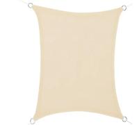 Toldo vela PES (L x An: 4 x 3 m, Beige, Rectangular)