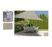 Tela sombra 3,6x3,6x3,6 m taupe