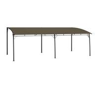 Toldo Parasol De Jardín Gris Taupe 6x3x2,55 M Vidaxl