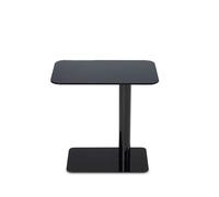 Tom Dixon Flash mesa auxiliar 30x50 cm Vidrio espejo negro - soporte negro