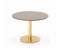 Tom Dixon Mesa de centro Flash redonda Soporte de cobre y latón