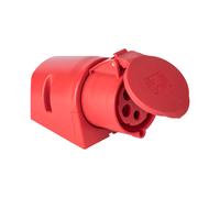 Toma CEE Industrial 32A 5P 400V IP44 Roja De Superficie - 125-6RV