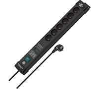 Brennenstuhl Premium-Line PDU 6 Sockets 3m Black w/ Switch And Surge Protection