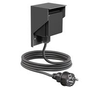 Toma de corriente empotrada PIWI para exteriores con cable de 2 m, IP44, 1