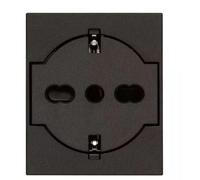 Toma de corriente P40 Vimar Linea 2P+E 16A negro- 30211.G