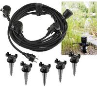 Toma de jardín al aire libre, IP44 5 veces 4250416333834