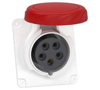 Schneider Electric Clavija de panel angulada PKF16F735 PK Patrika tornillo 16 A IP67 380 V 3P+N+T