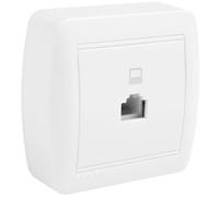 Toma de telefono RJ45 cat 6ede superficie serie MuralSOLERA MUR87UBlanco